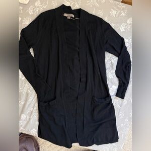 Black Long Sleeve Cardigan